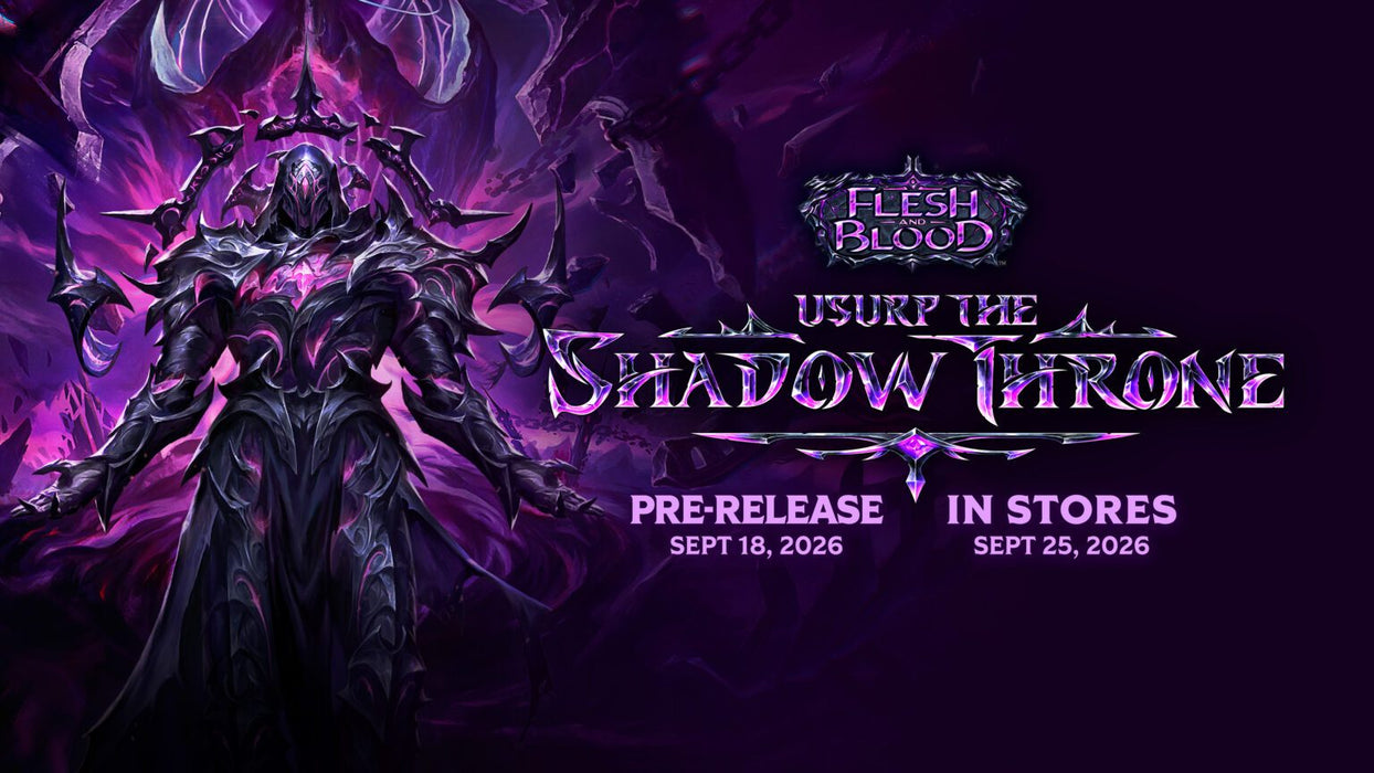 Flesh and Blood: Usurp the Shadow Throne Prerelease  @ Gamezenter (Sep 25) - Ticket