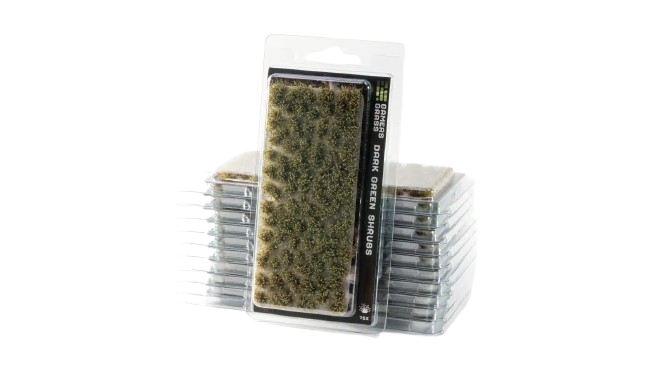 Gamers Grass: Special Tufts - Dark Green Shrubs