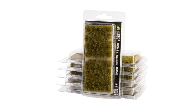 Gamers Grass: Grass Tufts - Dense Green (6mm)