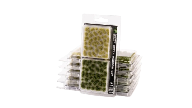 Gamers Grass: Special Tufts - Green Meadow Set