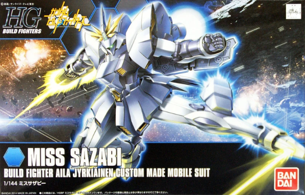 HGBF 1/144 Miss Sazabi - Build Fighter Aila Jyrkiainen Custom Made Mobile Suit