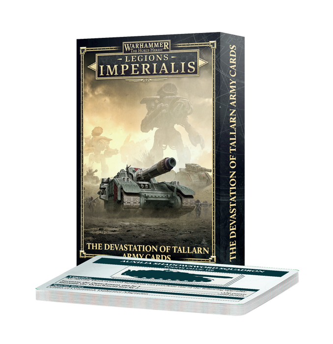 Legions Imperialis: Devastation of Tallarn Army Cards