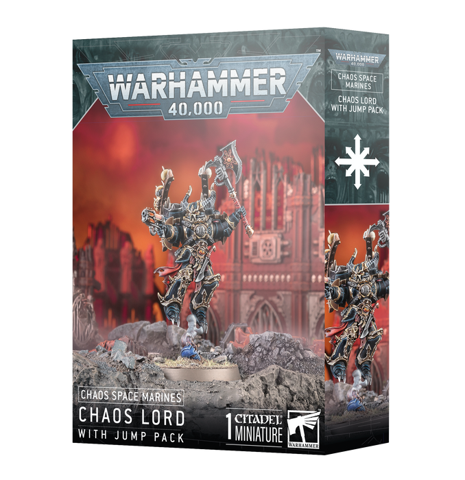 Chaos Space Marines: Chaos Lord with Jump Pack