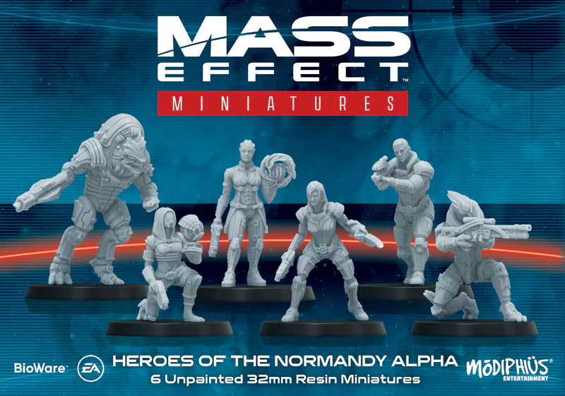 Mass Effect - Heroes of the Normandy Alpha - Resin Collectors Miniatures Set