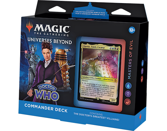 Magic the Gathering CCG: Doctor Who Commander Deck Carton (4)