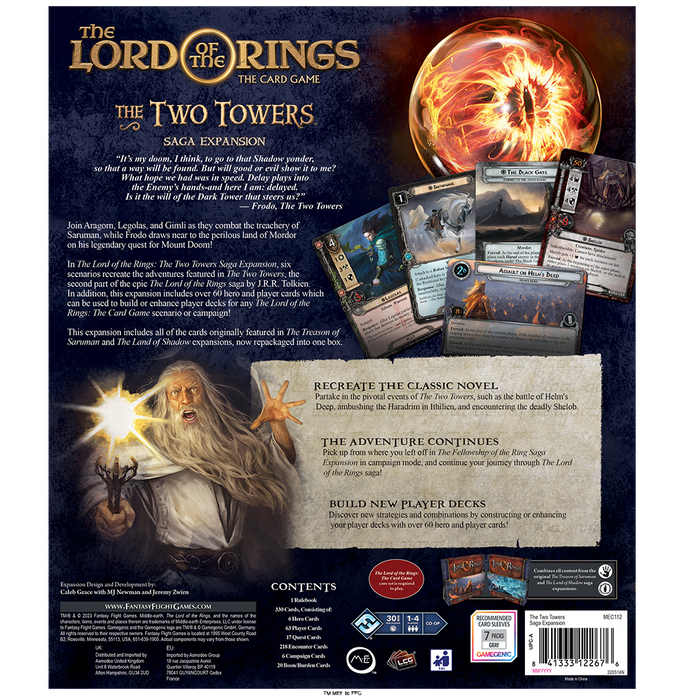 Lord of the Rings LCG: The Two Towers Saga Expansion