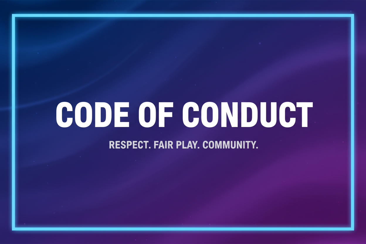 more of a colored back round with "Code of Conduct" 