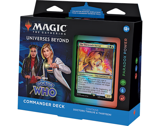 Magic the Gathering CCG: Doctor Who Commander Deck Carton (4)