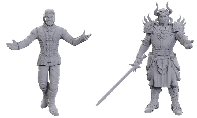 DandD Nolzur`s Marvelous Minis: Special Edition Baldur`s Gate 3 - Sarevok Anchev and Raphael