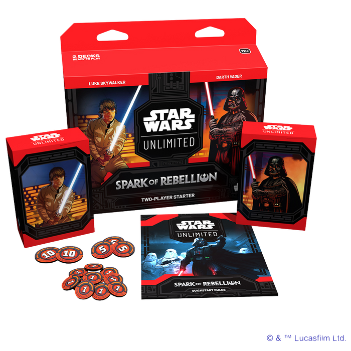 STAR WARS: UNLIMITED - SPARK OF REBELLION TWO-PLAYER STARTER