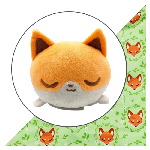Plushie Tote: Orange and White Fox