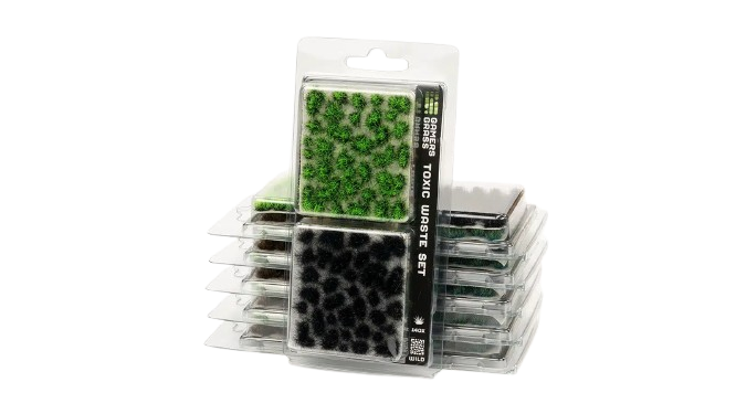 Gamers Grass: Special Tufts - Toxic Waste Set
