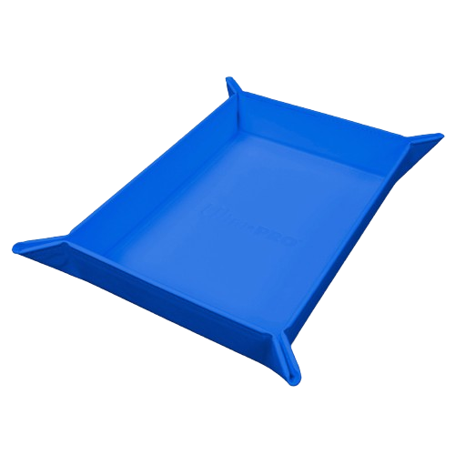 Vivid Magnetic Foldable Dice Tray - Blue