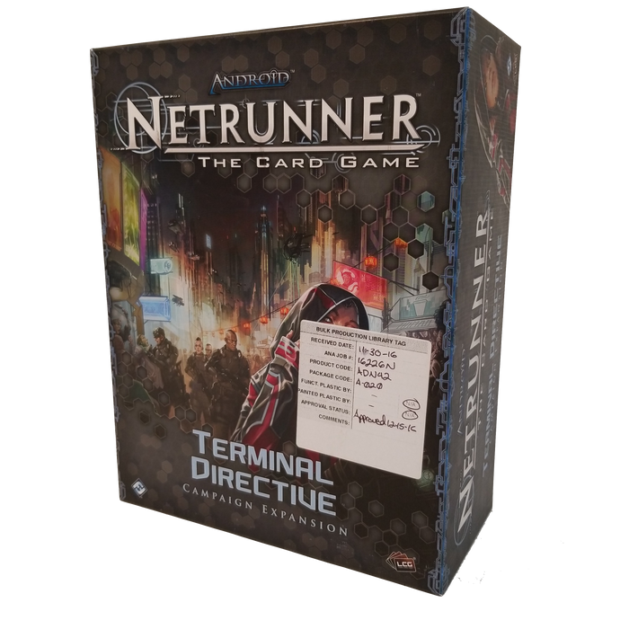 Android Netrunner LCG: Terminal Directive Campaign Expansion (Open Copy)