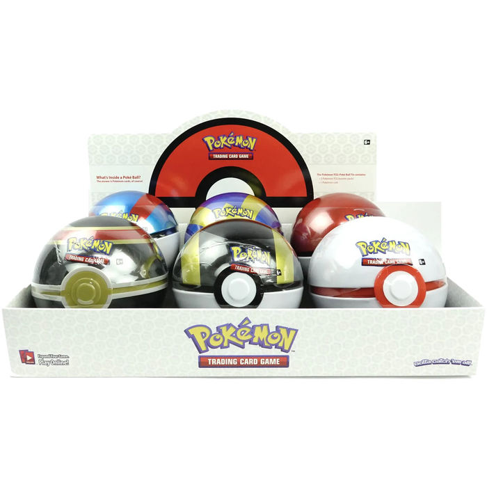 Pokemon TCG: Poke Ball Tin Display (6)