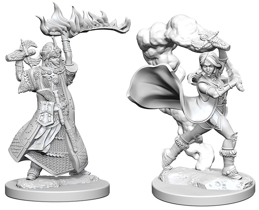 Pathfinder Deep Cuts Unpainted Miniatures: W1 Human Female Cleric