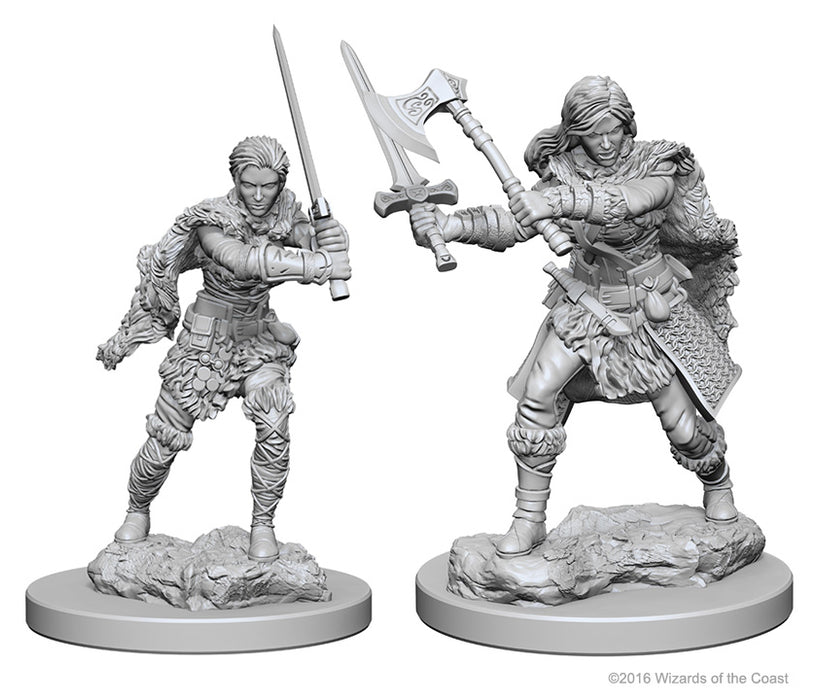 Dungeons and Dragons Nolzur`s Marvelous Unpainted Miniatures: W1 Human Female Barbarian