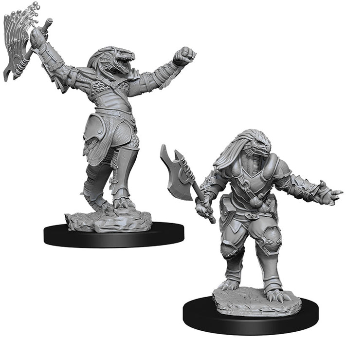 Dungeons and Dragons Nolzur`s Marvelous Unpainted Miniatures: W11 Female Dragonborn Fighter