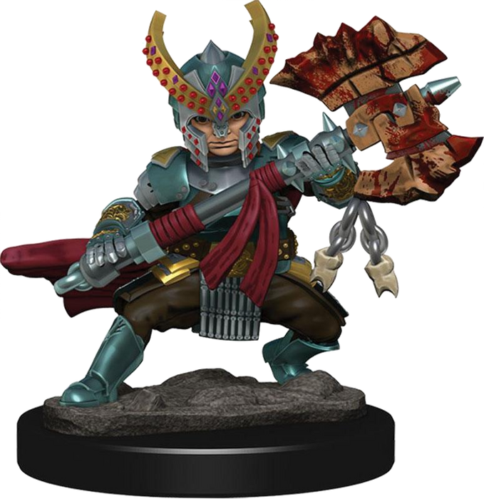 Dungeons & Dragons Fantasy Miniatures: Icons of the Realms Premium Figures W5 Halfling Fighter Female