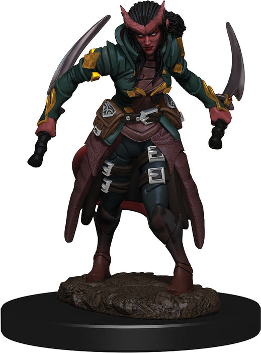 Dungeons and Dragons Fantasy Miniatures: Icons of the Realms Premium Figures W6 Tiefling Rogue Female