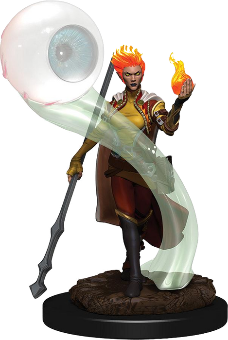 Dungeons and Dragons Fantasy Miniatures: Icons of the Realms Premium Figures W6 Fire Genasi Wizard Female