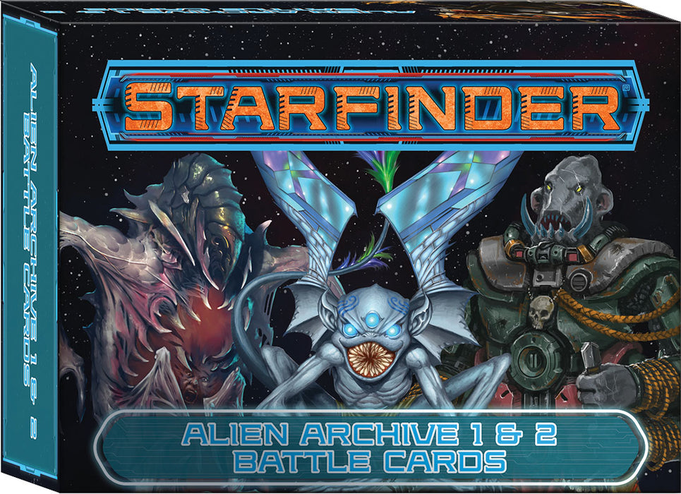 Starfinder RPG: Alien Archive 1 and 2 Battle Cards