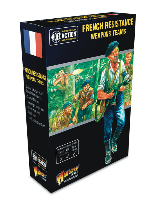 Bolt Action: French Resistance Weapons Teams