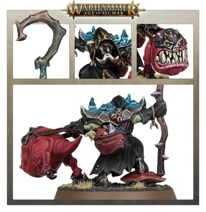 Warhammer Age of Sigmar - Squigboss with Gnasha-squig