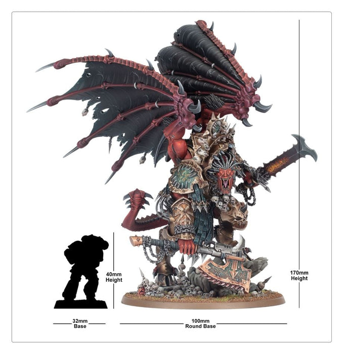 Warhammer 40K - World Eaters: Angron Daemon Primarch of Khorne