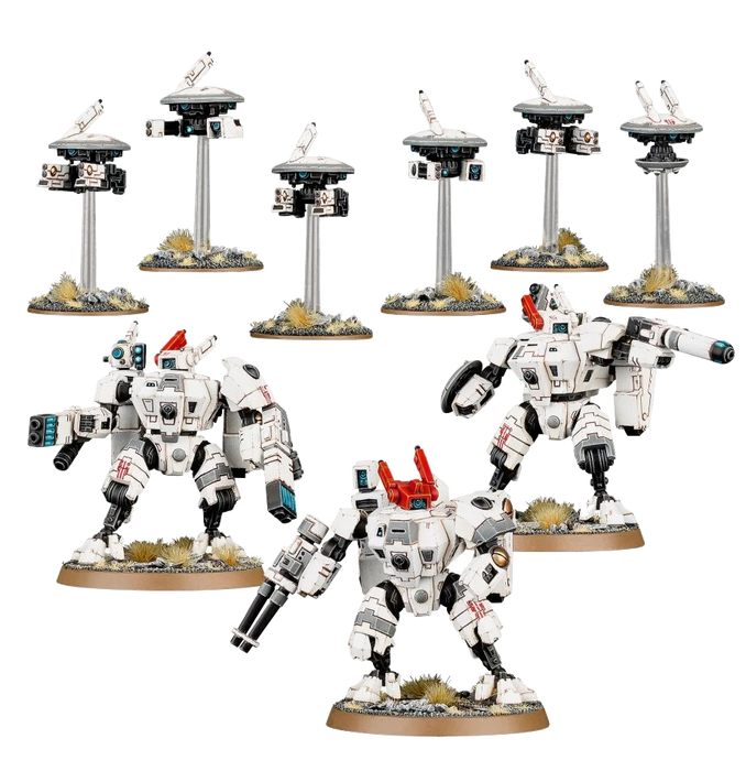 Warhammer 40000 - Tau Empire: XV8 Crisis Battlesuits