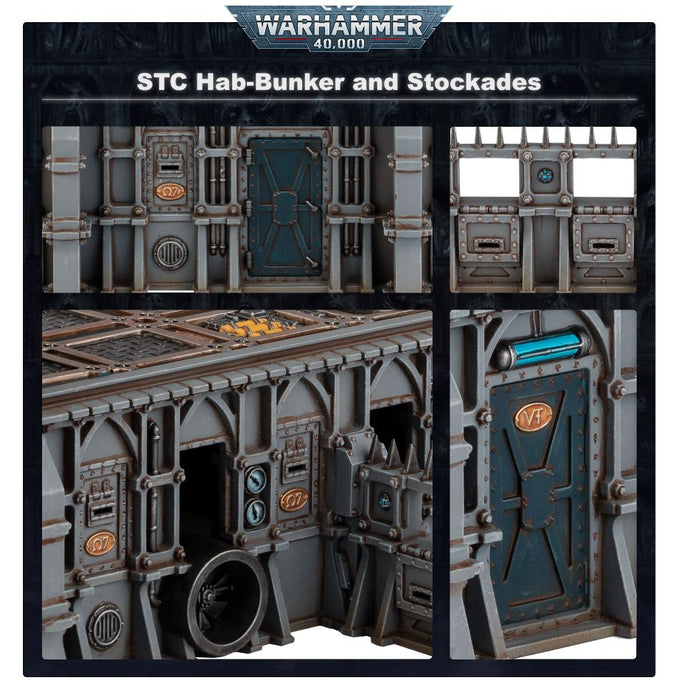 Warhammer 40000 - BATTLEZONE: FRONTERIS:STC HAB-BUNKER and STOCKADES