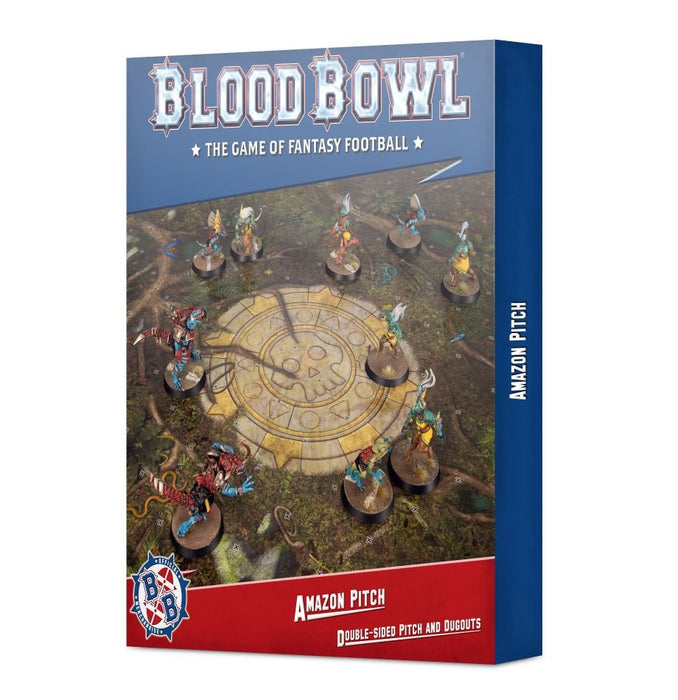 Blood Bowl: Amazon Pitch – Double-sided Pitch and Dugouts Set