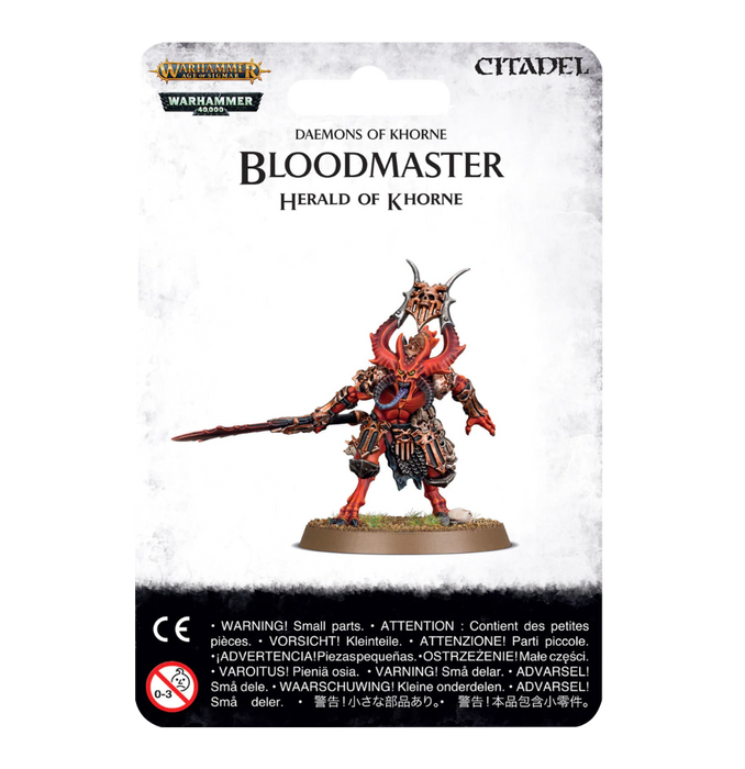 Warhammer: Age of Sigmar- Daemons of Khorne: Bloodmaster Herald of Khorne