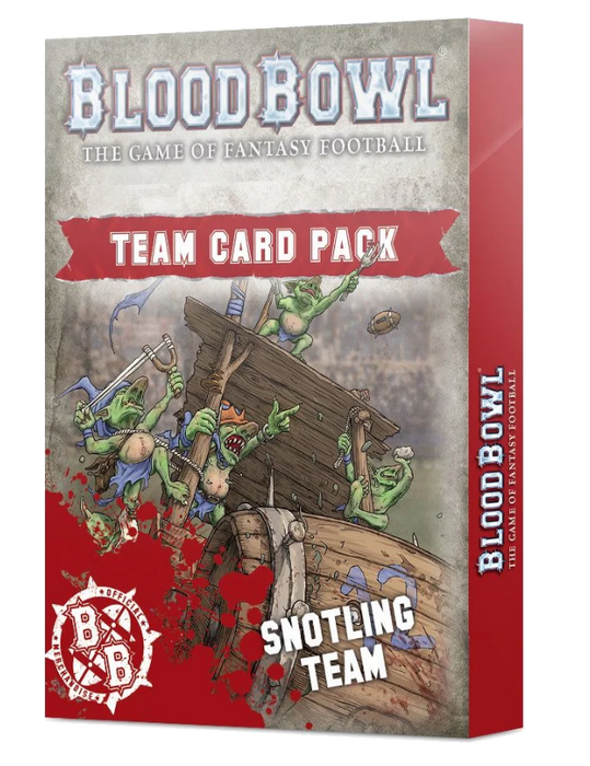 Blood Bowl - Snotling Crud Creek Nosepickers Team Cards