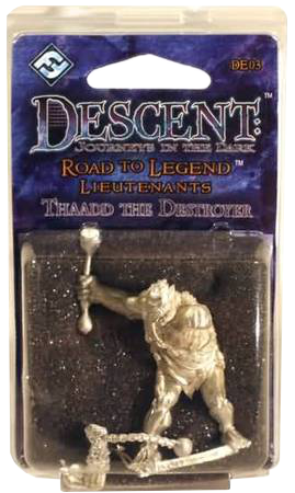 Descent (1st Edition) Miniatures: Road to Legend Lieutenant - Thaad the Destroyer