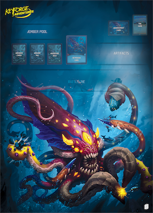 KeyForge Adventures: Rise of the Keyraken Playmat