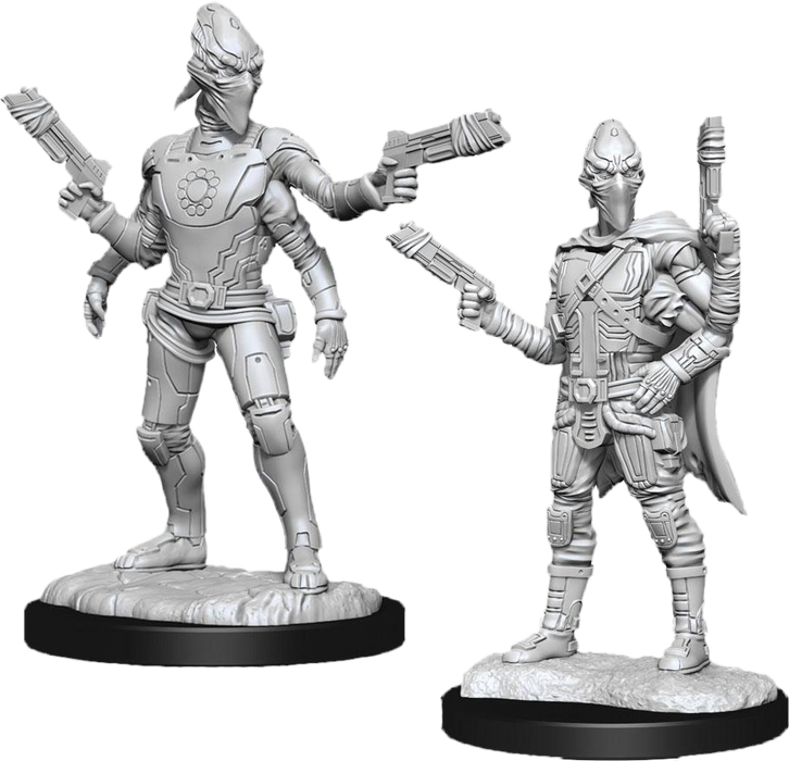 Starfinder Deep Cuts Unpainted Miniatures: W15 Kasatha Operative