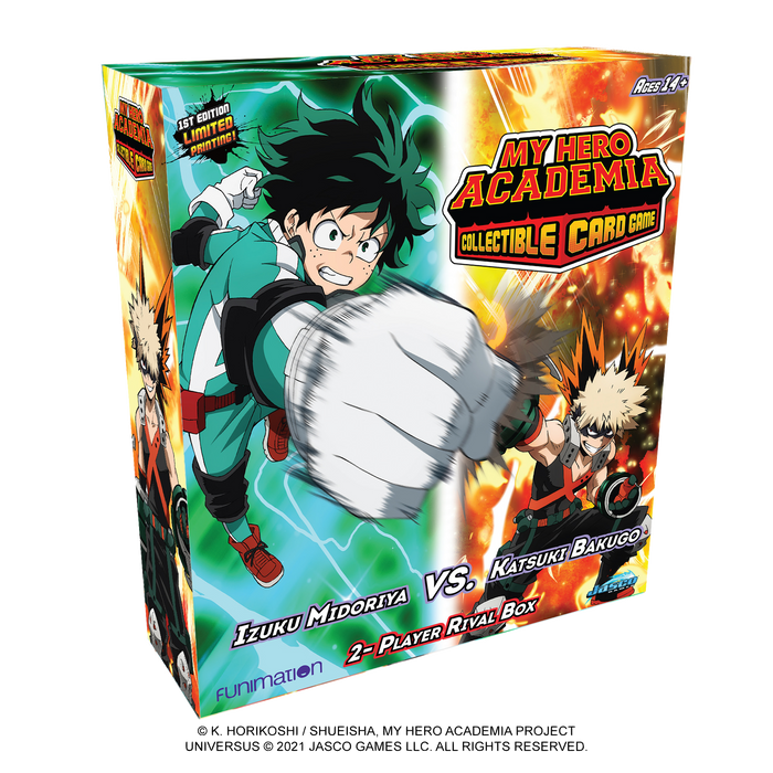 My Hero Academia Collectible Card Game - Izuku Midoriya vs. Katsuki Bakugo 2-Play Rival Decks