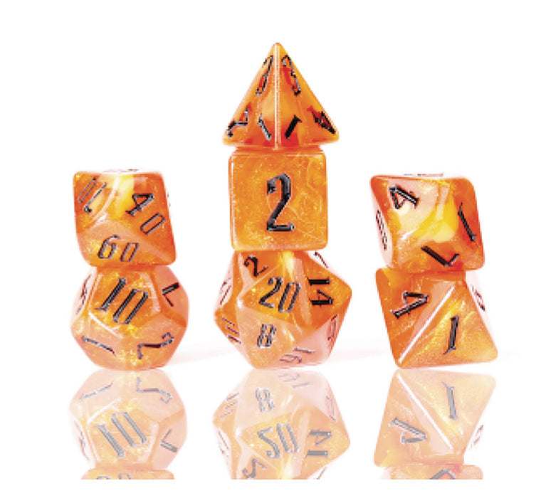 RPG Dice Set (7): Fire Nebula