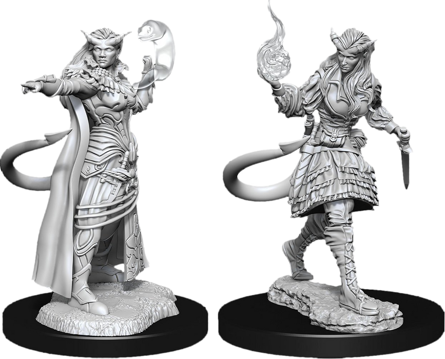 Dungeons and Dragons Nolzur`s Marvelous Unpainted Miniatures: W15 Tiefling Sorcerer Female