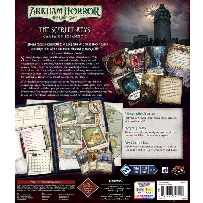 Arkham Horror LCGR: The Scarlet Keys Campaign Expansion