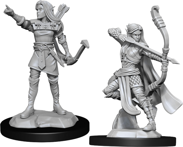 Dungeons and Dragons: Nolzurs Marvelous Unpainted Miniatures - Elf Ranger Female