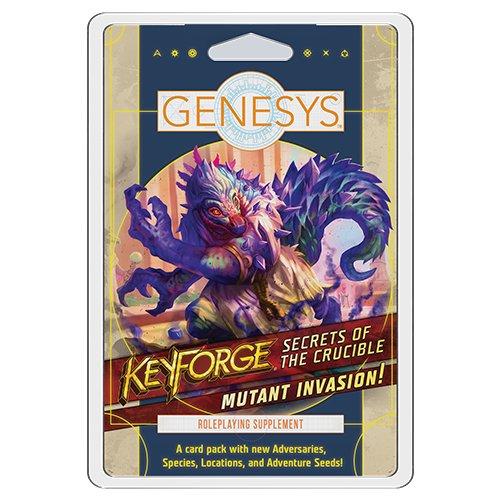 KeyForge: Secrets of the Crucible - Genesys RPG Roleplaying Supplement- Mutant Invasion!