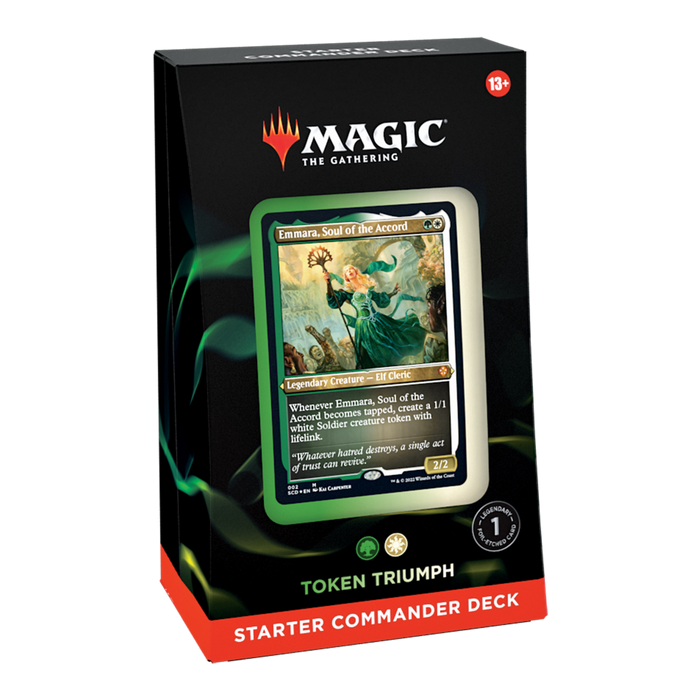 Magic the Gathering CCG: Starter Commander Deck Carton - Token Triumph