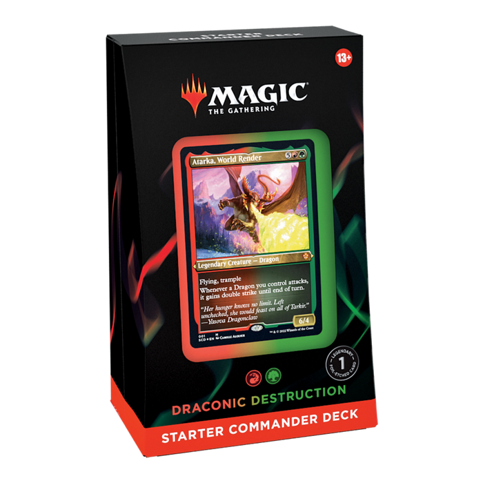 Magic the Gathering CCG: Starter Commander Deck Carton - Draconic Destruction