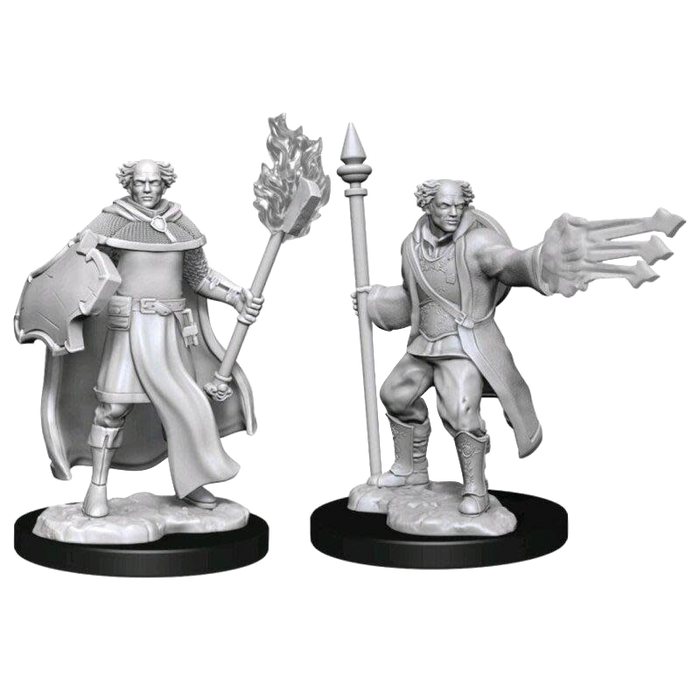 Dungeons and Dragons: Nolzurs Marvelous Unpainted Miniatures - Multiclass Cleric + Wizard Male