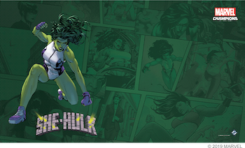 Marvel Champions LCG: She-Hulk Game Mat