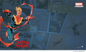 Marvel Champions LCG: Captain Marvel Game Mat