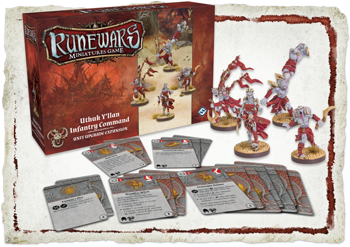 Runewars Miniatures Games: Uthuk Y'llan Infantry Command