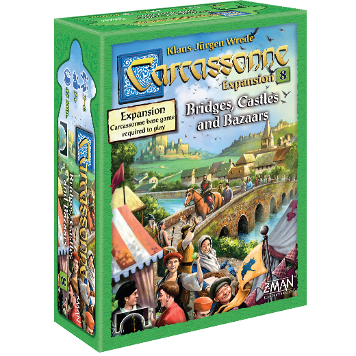 Carcassonne: Expansion 8 - Bridges, Castles, and Bazaars